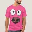 Buscar cerdo del dibujo animado camisetas Divertido