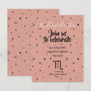 Buscar escorpión invitaciones Celestial