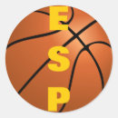 Buscar equipo de baloncesto pegatinas Rojo