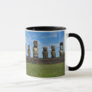 Buscar moai tazas Isla de pascua