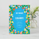Buscar azul invitaciones embarazada bebe Caprichoso