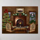 Buscar chimenea de navidad posters Hogar