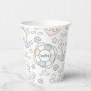 Buscar ancla papel vasos Mar