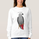 Buscar africano sudaderas Loro gris