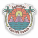 Buscar sunset beach pegatinas Retro