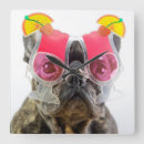 Buscar bulldog relojes de pared Fiesta