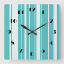 Buscar rayas modernas relojes de pared Estampado
