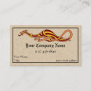 Buscar medieval tarjetas de visita Dragón