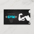 Buscar músculos tarjetas de visita Gimnasio