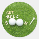 Buscar pelota de golf pegatinas Golfista