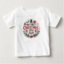 Buscar primer navidad bebe camisetas Festivo