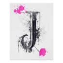 Buscar letra j posters Tipografía