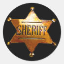 Buscar sheriff pegatinas Policía