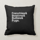 Buscar bulldog cojines Diseño