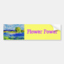 Buscar flores del hippie pegatinas parachoque Paz