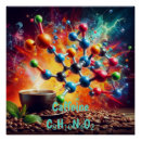Buscar molécula posters Café