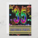 Buscar 35 invitaciones Fiesta de 35 años