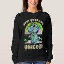 Buscar unicornio de cuernos sudaderas Hielo