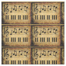 Buscar musical notes telas Negro