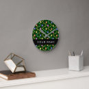 Buscar fondo verde relojes de pared Para ella