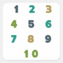 Buscar número 10 pegatinas Educativo