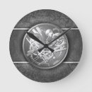 Buscar steampunk relojes de pared Plata