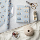 Buscar vikingo papel de regalo Azul