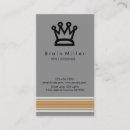 Buscar corona tarjetas de visita Simple