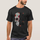Buscar calavera camisetas Flor
