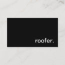 Buscar roofer tarjetas de visita El cubrir