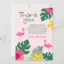 Buscar flamenco tropical tarjetas Luau