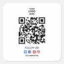 Buscar social media pegatinas Código qr