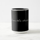 Buscar para mujeres tazas Blanco y negro