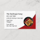 Buscar asador tarjetas de visita Comida