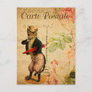 Buscar vestido del vintage postales Gato