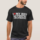 Buscar corazón del autismo camisetas Papá