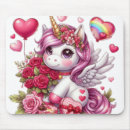 Buscar unicornio blanco alfombrillas de raton Adorable