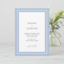 Buscar borde azul invitaciones Simple