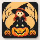 Buscar bruja de halloween posavasos Para niños