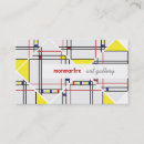 Buscar mondrian tarjetas de visita Geométrico