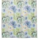 Buscar floral cortinas de baño Suculento