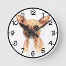 Buscar chihuahua relojes de pared Lindo