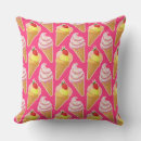 Buscar fresa del kawaii cojines Rosa