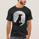 Buscar silueta del perro camisetas Para él