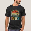 Buscar vintage 1963 camisetas Nacido en 1963