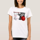Buscar gatito del dibujo animado camisetas Divertido