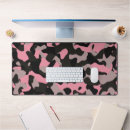 Buscar camuflaje negro alfombrillas de raton Rosa