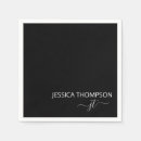 Buscar escritura servilletas Blanco y negro