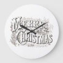 Buscar navidad del vintage relojes de pared Para ella