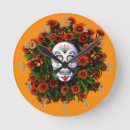Buscar dia los muertos de relojes de pared Flores